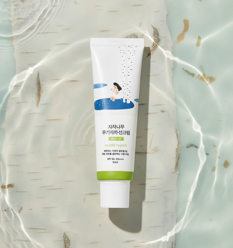Round Lab Birch Juice Moisturizing Mild-Up Sunscreen SPF 50+ PA++++