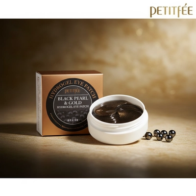 Petitfee Black Pearl & Gold Hydrogen Eye Patch