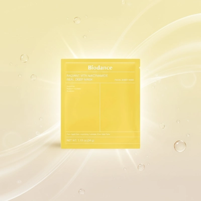 Biodance Radiant Vita Niacinamide Real Deep Mask 34g